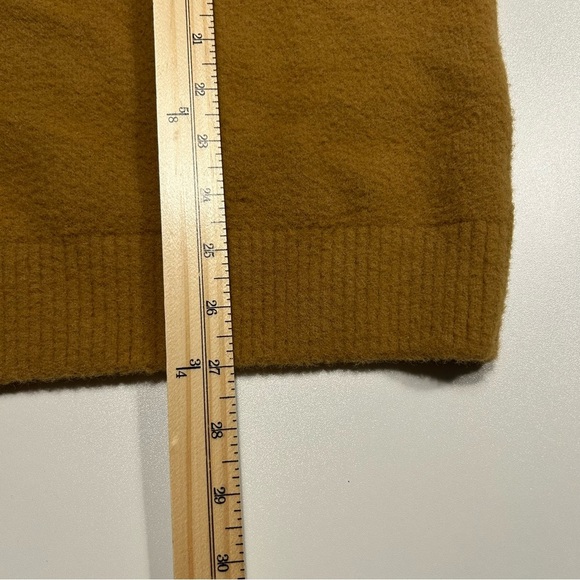 Vintage Adidas Y2K Colorblock Crewneck Knit Sweater Navy Blue Yellow Size Large - Picture 5 of 5